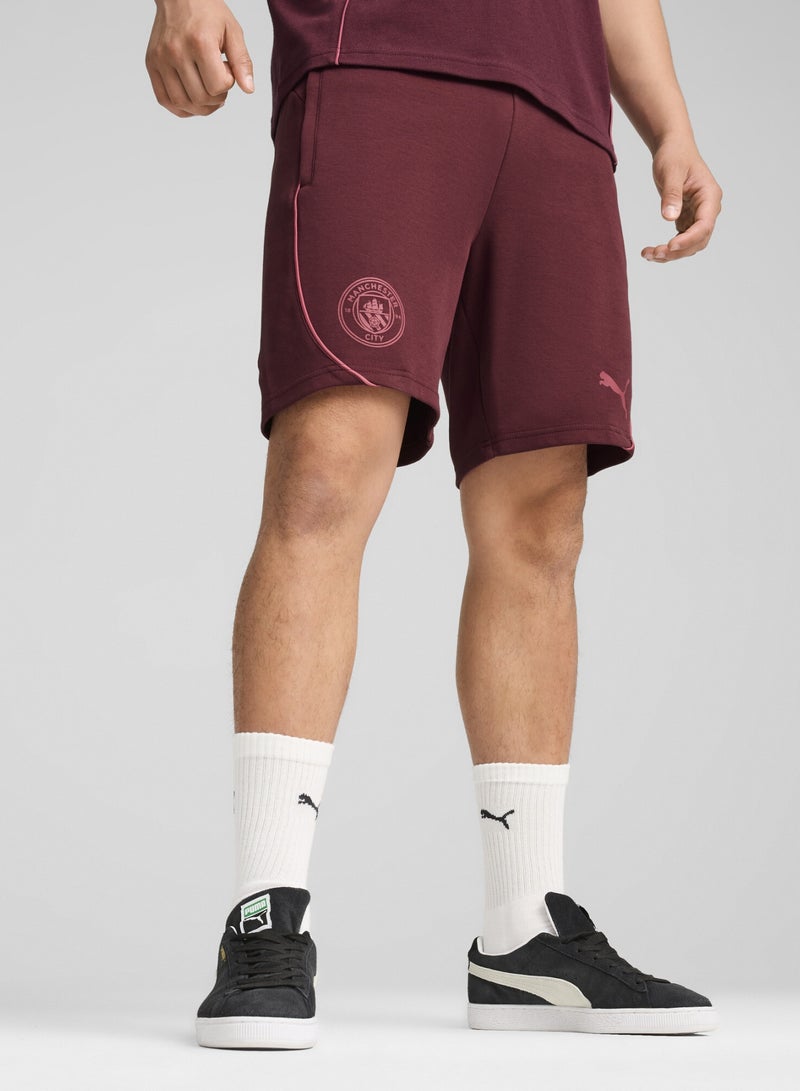 PUMA Manchester City Mens Red Casuals Shorts - Image 1